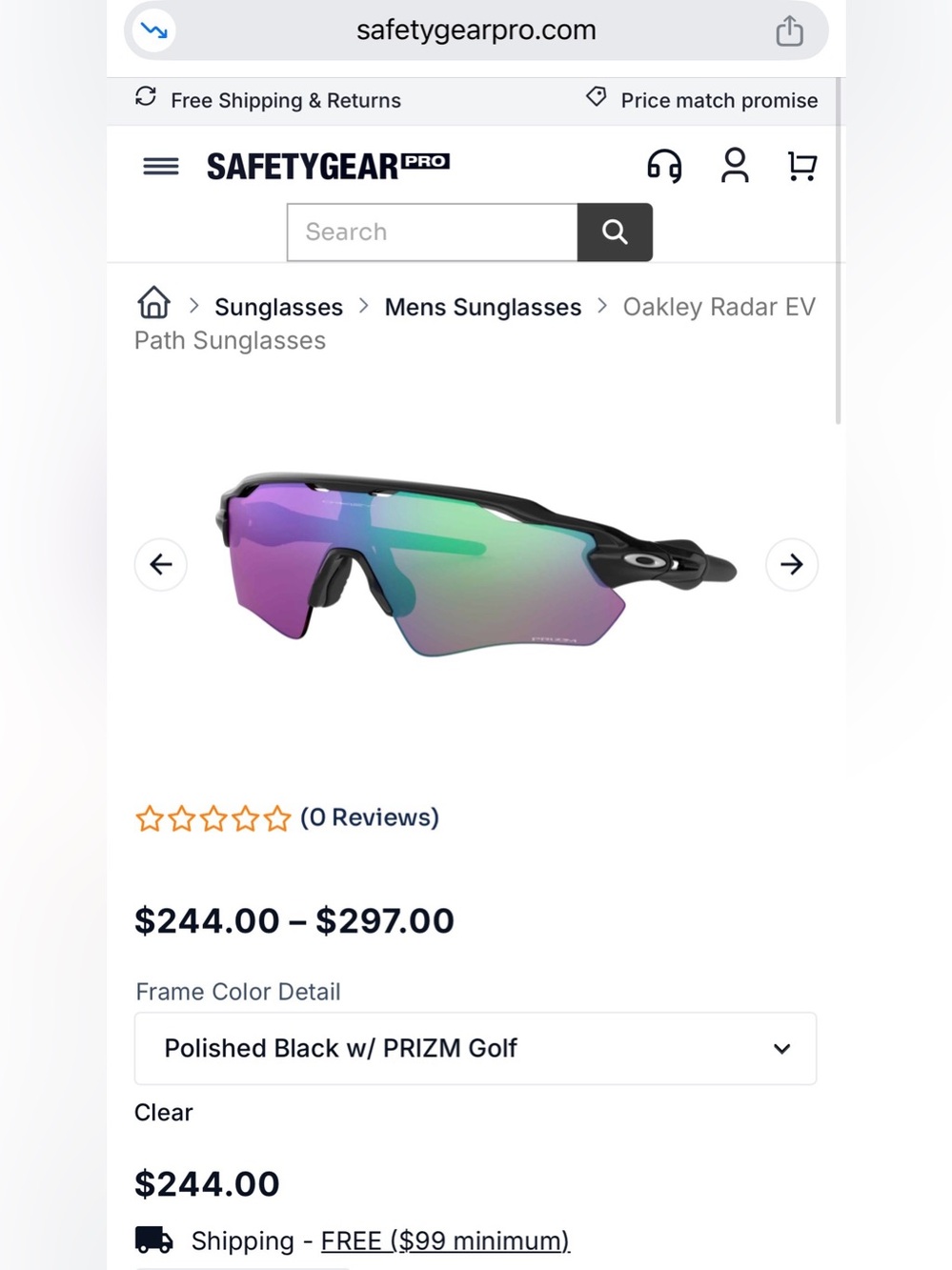 NWT Oakley Radar EV Path
Running Cycling Hiking Sunglasses
Men's Womens Unisex